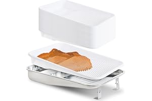Unvert Paint Tray Liner Set Includes 9" Reusable Metal Paint Trays & 40 Pack of 9 inch White Plastic Paint Tray Liners, Paint Roller Tray, Paint Pan Set for Household or Construction Use