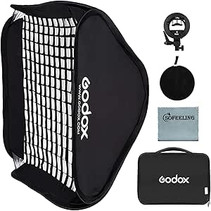GODOX Rejilla de Panal Softbox 80x80 Plegable y Portátil Caja ...