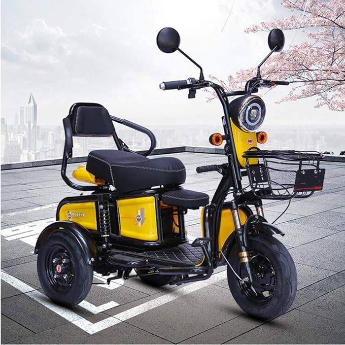Buy WLY Electric Three Wheels Three Wheel Electric Scooter Elderly