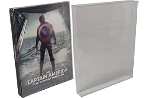 ALL STAR PROTECTOR Premium Steelbook Slipcover Protector – Acid Free Clear Protective Sleeve (Open-Side Design) for Blu-ray /