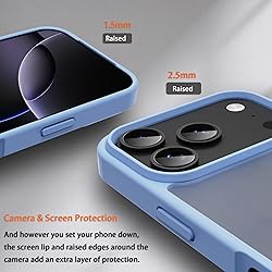 EUMADOVE for iPhone 17 pro max Case Translucent