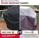 Unicook 178cm Barbecue Cover Waterproof UV Resistant Fits Weber Char Broil view 4