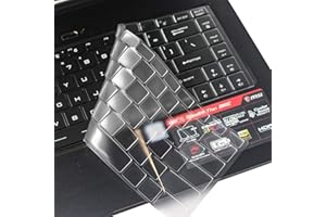 imComor for MSI GS65 GF63 PS63 Keyboard Cover Soft Ultra Thin Clear Skin for MSI GS65 GF63 Stealth Thin 15.6", MSI PS63 P65 W
