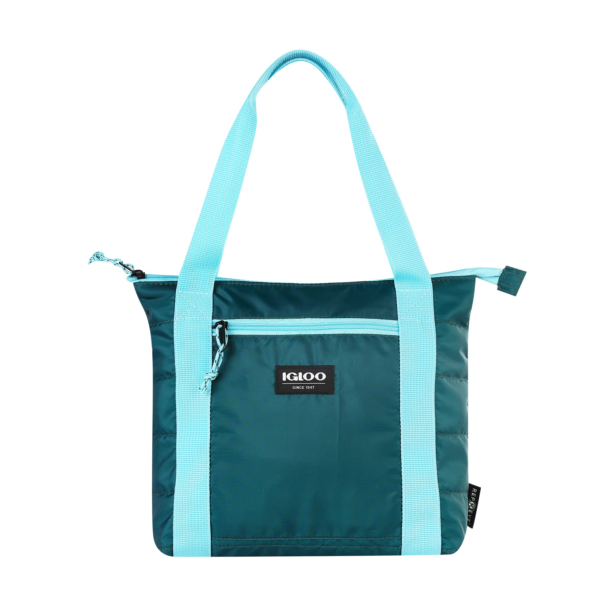 Packable Puffer Lunch Bag - 10 Can - Teal
