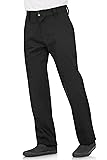Chef Works Men's Essential Pro Chef Pants, Black, 38