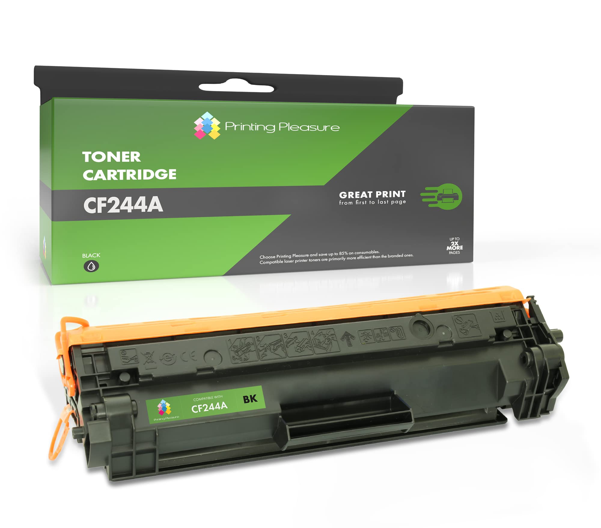 Toner Cartridge,44A 244A Replacement for HP CF244A Compatible with LaserJet Pro M15w M28w M28a M29w M15a (Black,1-Pack,Standard Yield)