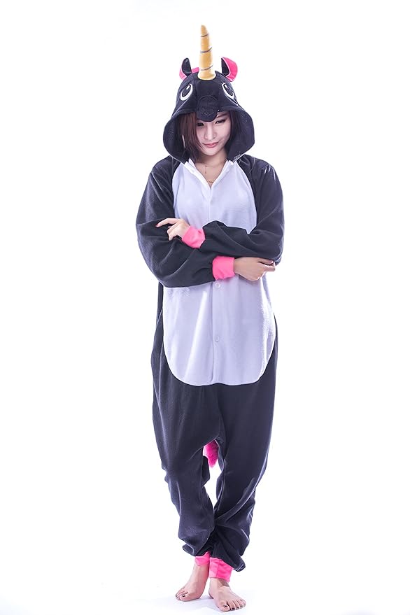Einhorn Erwachsene Kigurumi Schlafanzug Unisex Pyjama Erwachsene Cosplay Kostüm Onesie