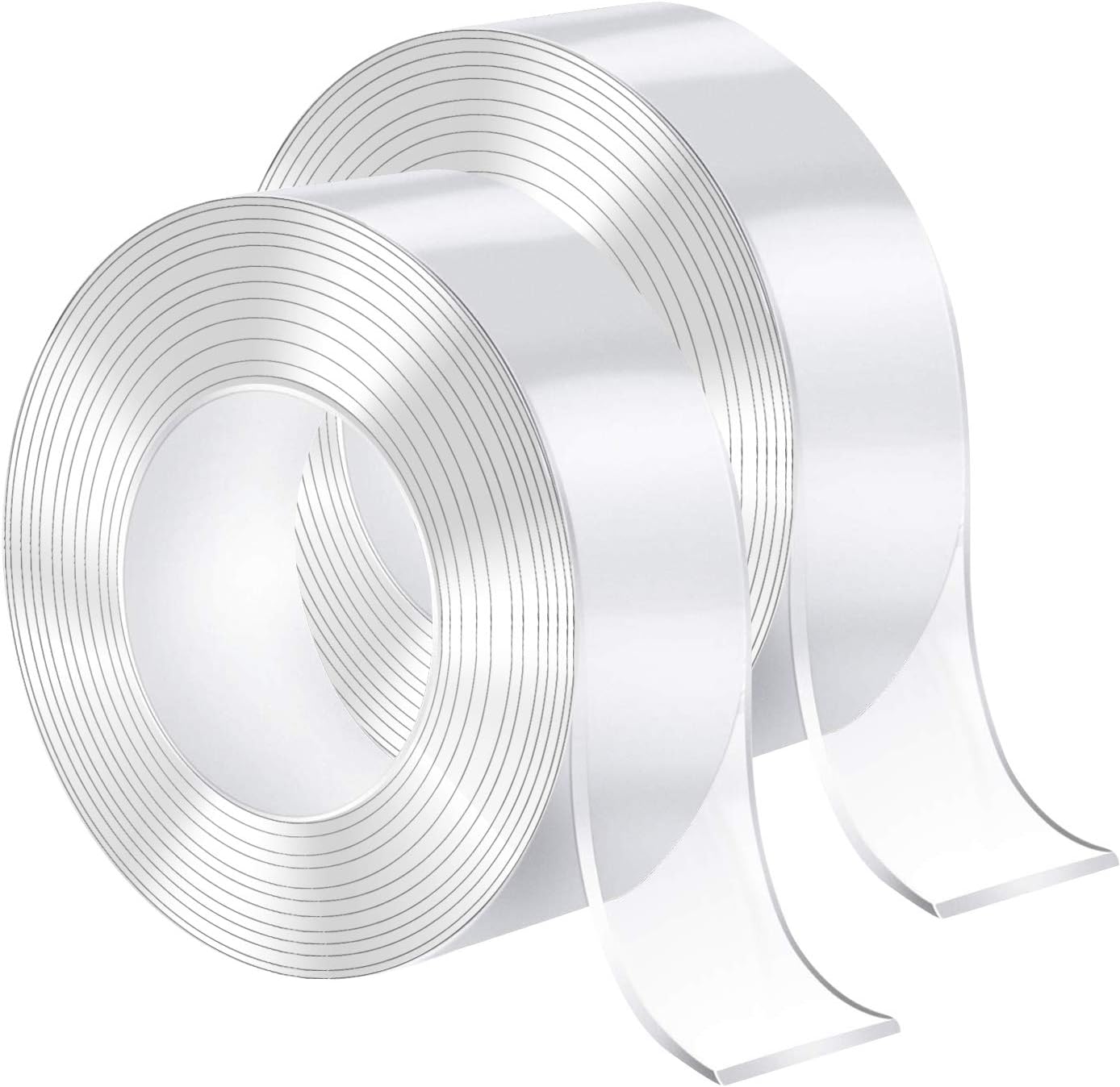 Multipurpose Nano Grip Tape Reusable Removable Washable Double Sided Sticky Strips Seamless Traceless Tape Adhesive Kitchen Holde(1.98IN /9.85FT) : Office Products