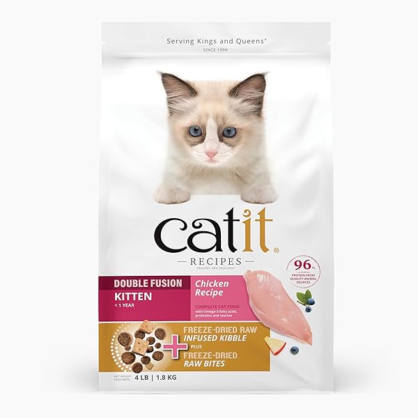 CATIT RECIPES DOUBLE FUSION KITTEN FOOD – CHICKEN...
