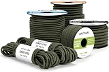 BROTREE Bungee Cord 4mm x 10m White & Black Heavy Duty Shock Rope
