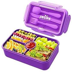 Jelife Lunch Box Kids Bento Box - Large Bento-Style