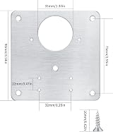 XiangJunly 4 Pcs Stainless Steel Cabinet Hinge Repair Plates with 32 Screws view 2