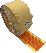 CCA Carpet Heat Seam Joining Tape Gold Foil Backed 20mtr 100mm Adhesive Hot Melt view 1