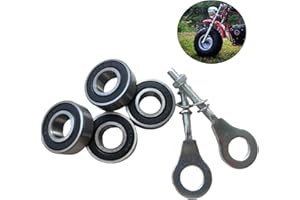 WASYDY Front Rear Mini Bike Wheel Bearing 6202RS Bearing Kit for Coleman CT200U CT200U-EX BT200X Baja Warrior MB165 MB200 Massimo Hensim 196cc 6.5hp Motor,Coleman Mini Bike Go Kart Parts