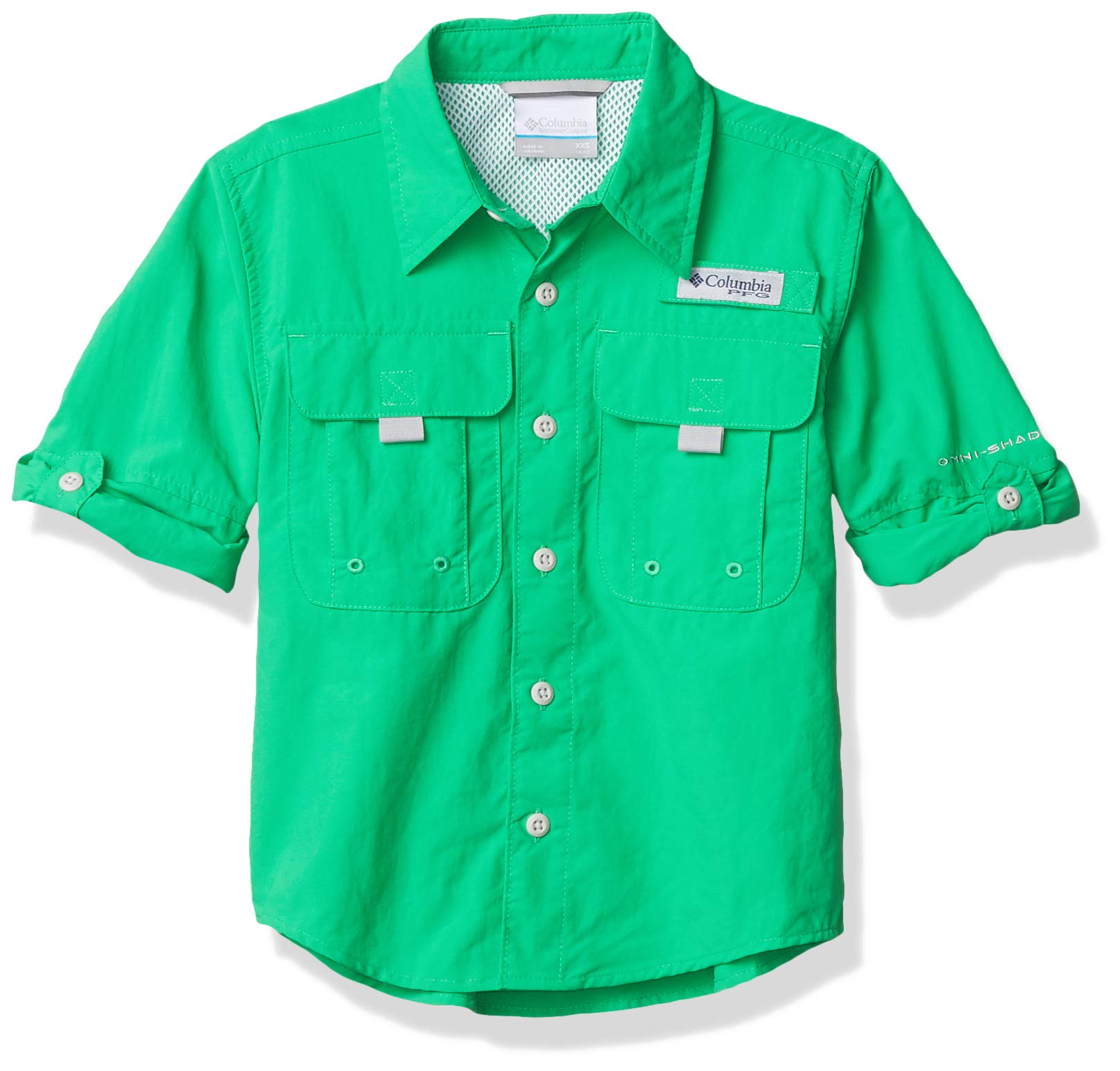 Columbia Boys' Big Bahama Long Sleeve Shirt, Dark