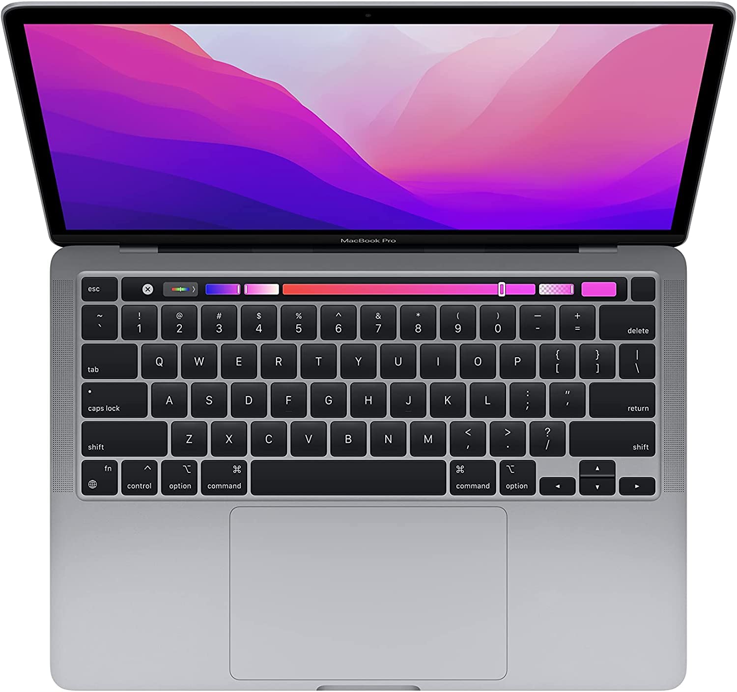 2022 Apple MacBook Pro with Apple M2 chip (13-inch, 8GB RAM, 256GB SSD Storage) (QWERTY English) Space Gray (Renewed)