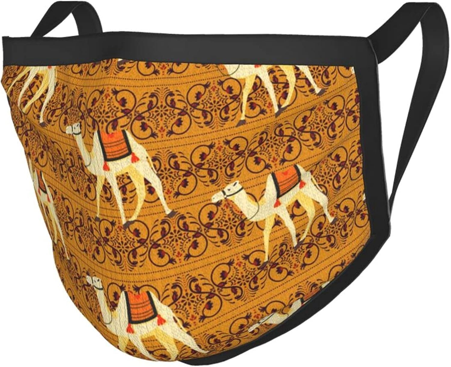 Camels Oriental Decorative Face Masks Adjustable,Washable,Reusable