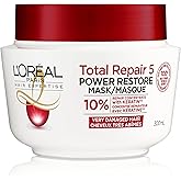 L'Oreal Paris Total Repair 5 Restoring Hair Mask with Protein, Calendula Extract and Ceramide for Damaged Hair