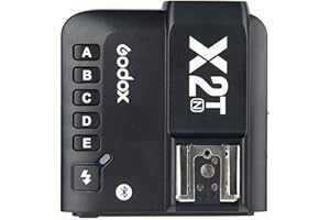 Godox X2T-N 2.4G Wireless Flash Trigger Transmitter Compatible with Nikon Camera Support i-TTL HSS 1/8000s Group Function LED Control Panel