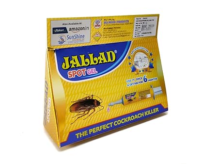 Jallad Anti Roach Spot Gel Ultimate Cockroach Killer Guaranteed Powerful Effect Injection Container - New, 30g