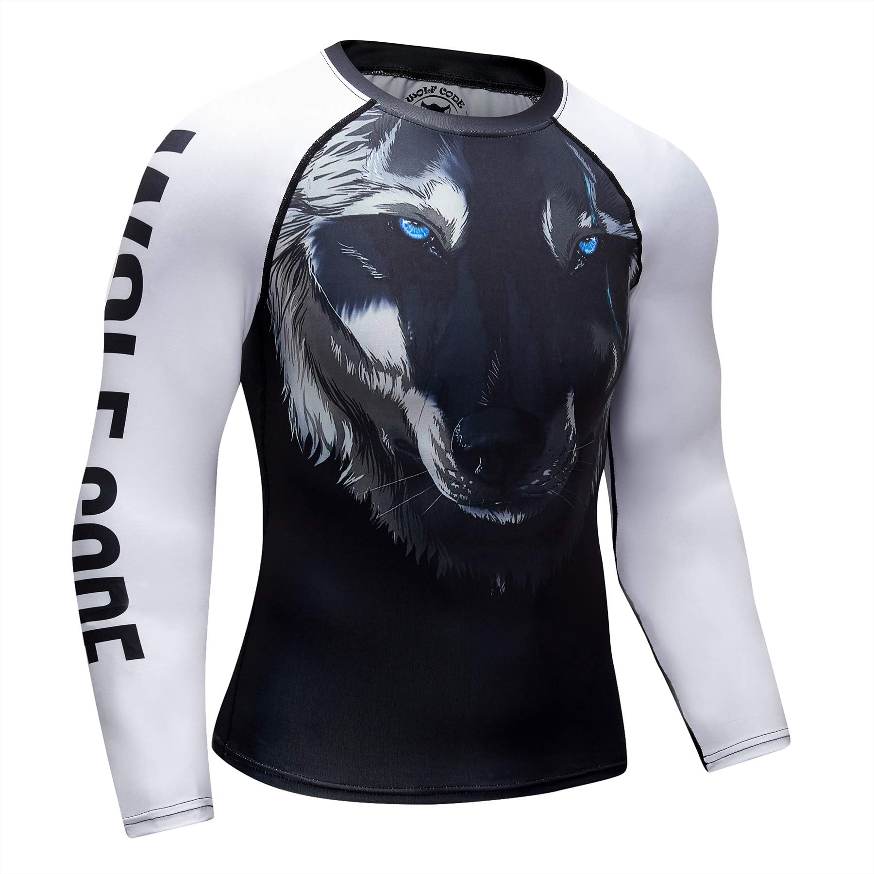 Long Sleeve Rash Guard for BJJ, MMA, Wrestling, No-Gi Grappling