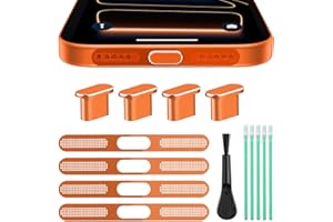 Goweewon USB C Dust Plug Port Cover, Aluminum Type C Charging Port Plug Cover with Speaker Protection Dust Covers Phone Acces