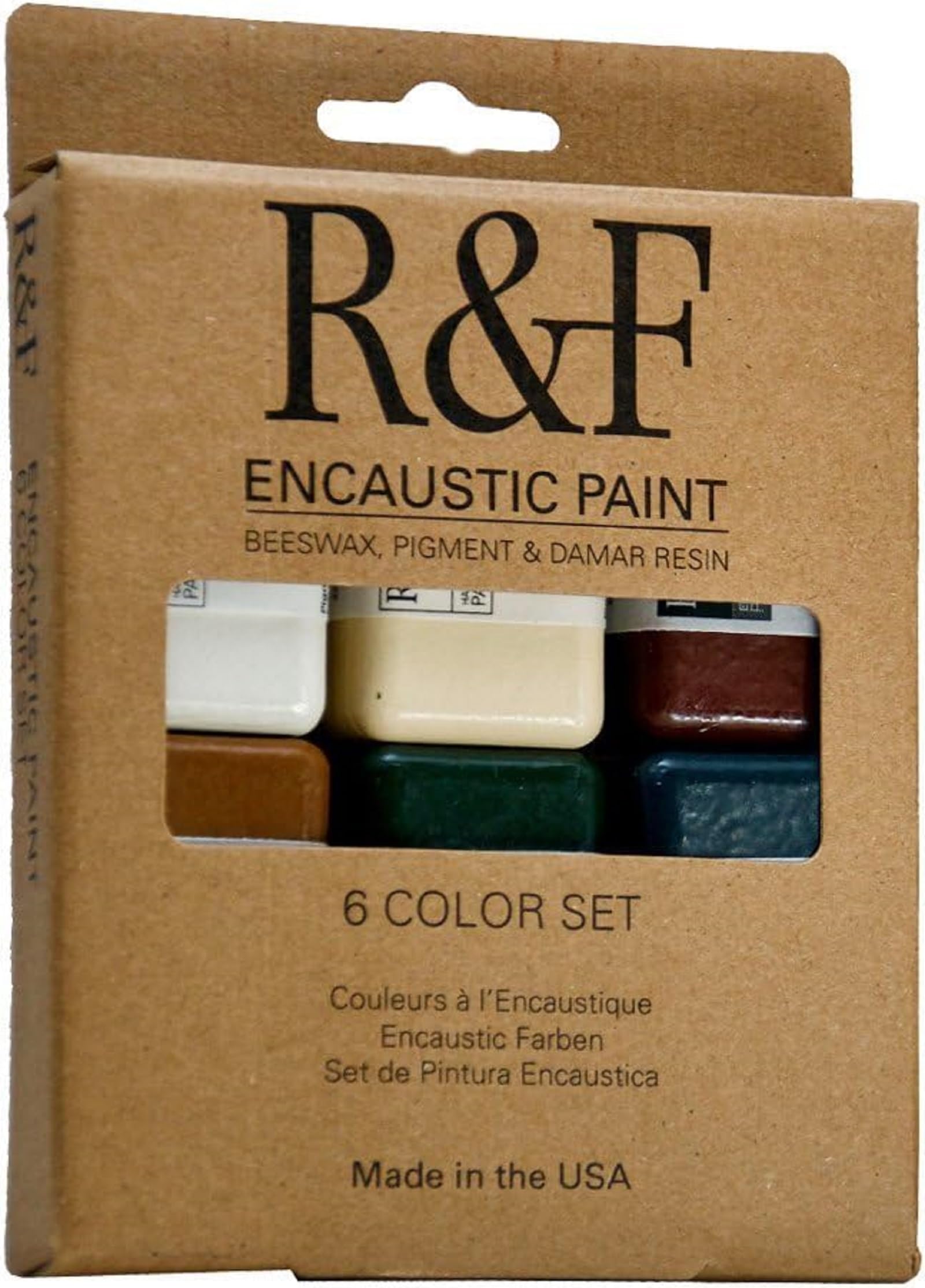 R&F Encaustic Earth Tones Color Set of 6