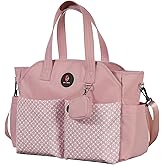 SUPROMOMI Diaper Bag Tote: Large Tote Baby Bag Boy Diaper Bag Stylish Girl Diaper Bag,Shoulder Mommy Bag