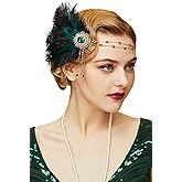 BABEYOND 1920s Flapper Gatsby Headband Roaring 20's Party Headpiece