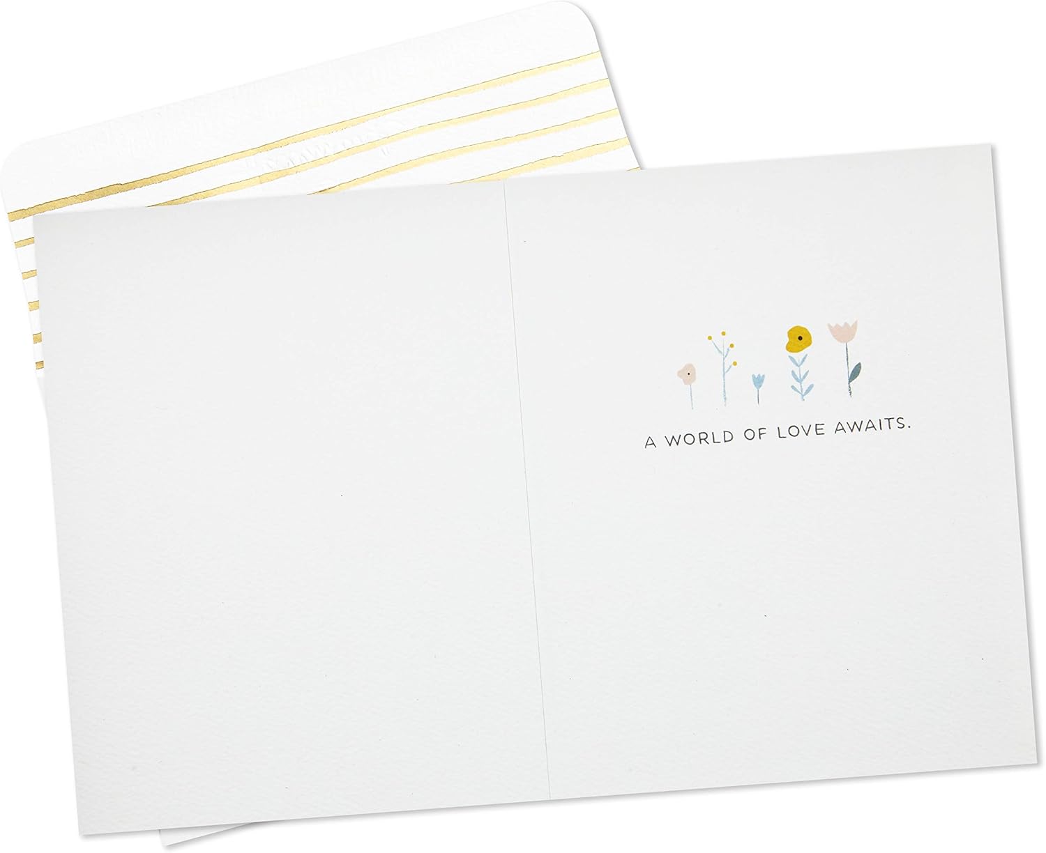 Hallmark Good Mail Baby Shower Card (Hello Little One) : Office Products