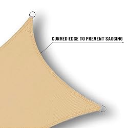 SUNNY GUARD Waterproof Sun Shade Sail 10' x