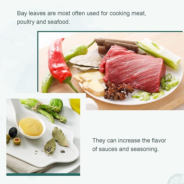 SOEOS BAY LEAVES, 2OZ (57G), WHOLE DRIED BAY LEAF, NON-GMO VERIFIED, LAUREL HERBS FOR COOKING, SOUPS, STEWS, SAUCES, SEASONING