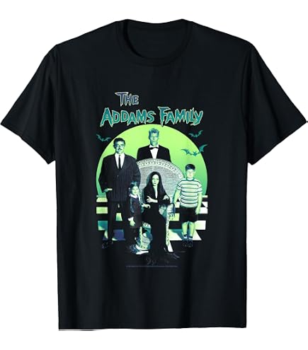 Amazon.com: The Addams Family Portraits T-Shirt : Clothing, Shoes