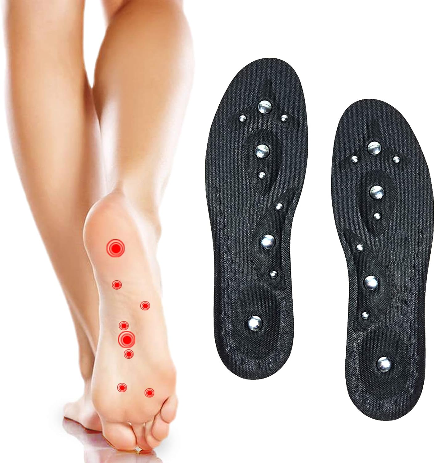 Massage Insoles, Acupressure Insoles, Slimming Relaxed Feet