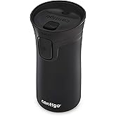 Contigo Pinnacle Autoseal Travel Mug, Stainless Steel Thermal Mug, Vacuum Flask, Leakproof Tumbler, Coffee Mug with BPA Free 