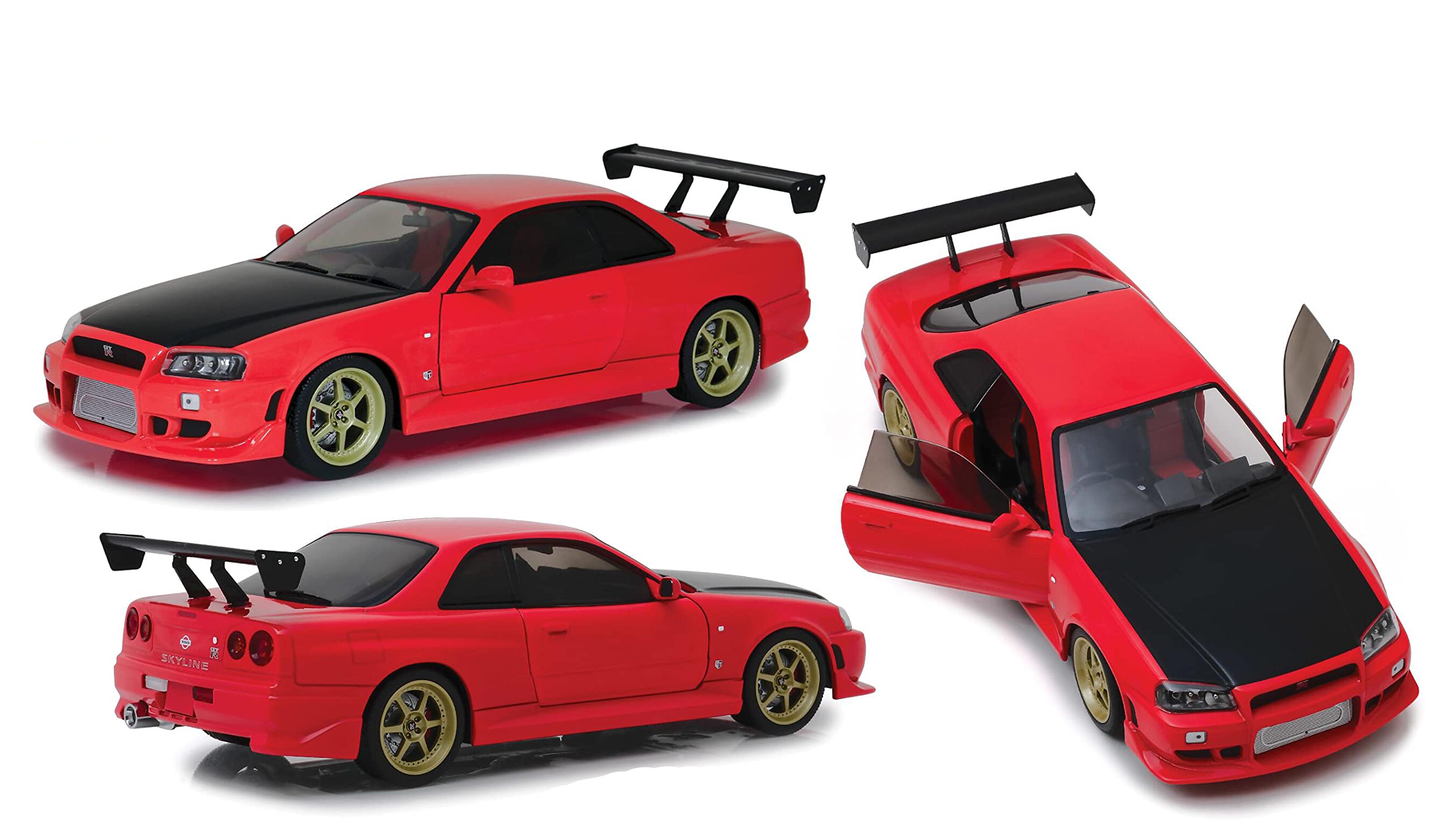 Greenlight 19052 Collectible Miniature car, Red/Black