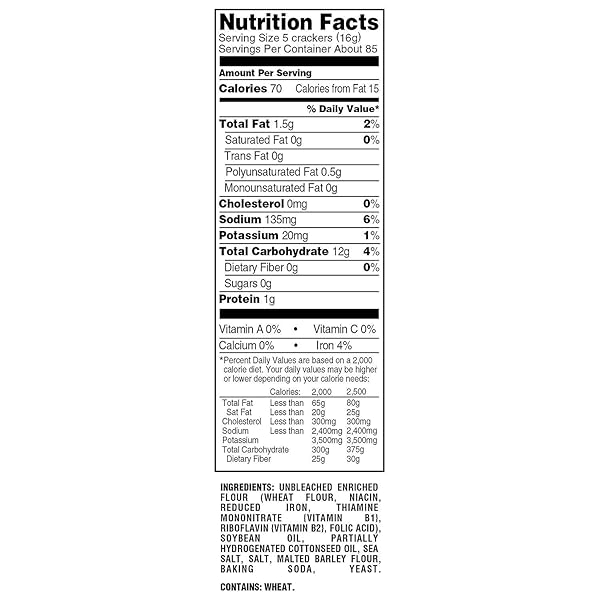 NABISCO PREMIUM SALTINE CRACKERS – 3 LB. BOX