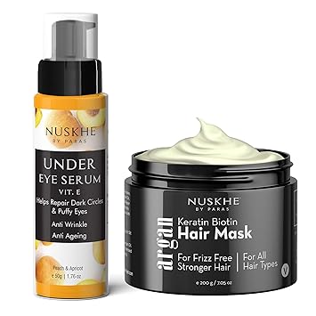 Buy Nuskhe By Paras Big Deal Under Eye Serum Keratin Hair Mask