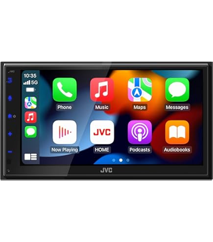 Amazon.com: JVC KW-M788BH Apple CarPlay Android Auto Digital Media