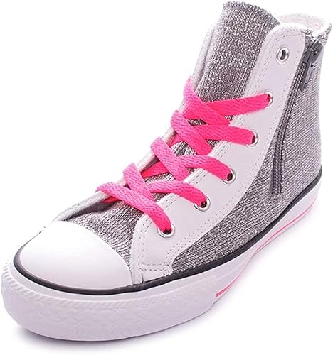 silver kids converse