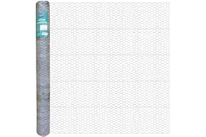 MTB SUPPLY MTB 20GA Galvanized Hexagonal Poultry Netting Chicken Wire 60 inches x 150 feet x 1 inch Mesh