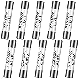 Kingdder 10 Pcs 0.5A 600V DMM Fast Blow Action