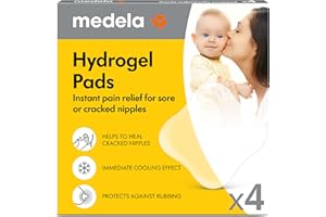 Medela Hydrogel Pads, Instant Pain Relief for Cracked or Sore Nipples from Breastfeeding and Pumping, Cooling Moisture Suppor