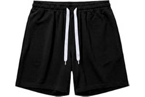 TUREFACE Men's 5.5 Shorts Cotton Loisirs Casual Classic Fit Multi-Pocket Lightweight Soft Short Pants S-2XL