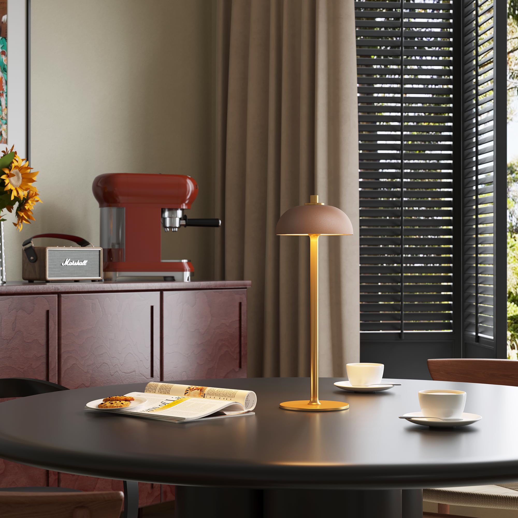 JONEMO LED Cordless Table Lamp