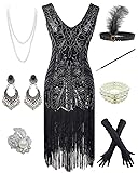 Ponce Fashion Women 1920s Short Prom Dresses V Neck