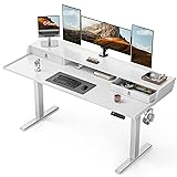 ErGear Electric Standing Desk with Drawers, 63″ x