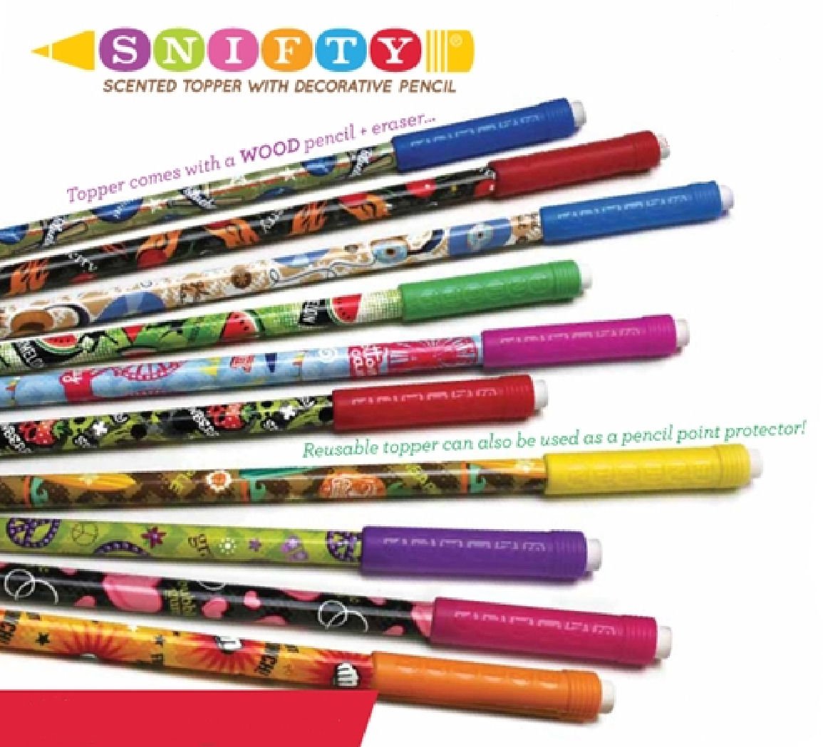 1 x Snifty Glazed Donut Scented Pencil Supplied in a plastic tube for