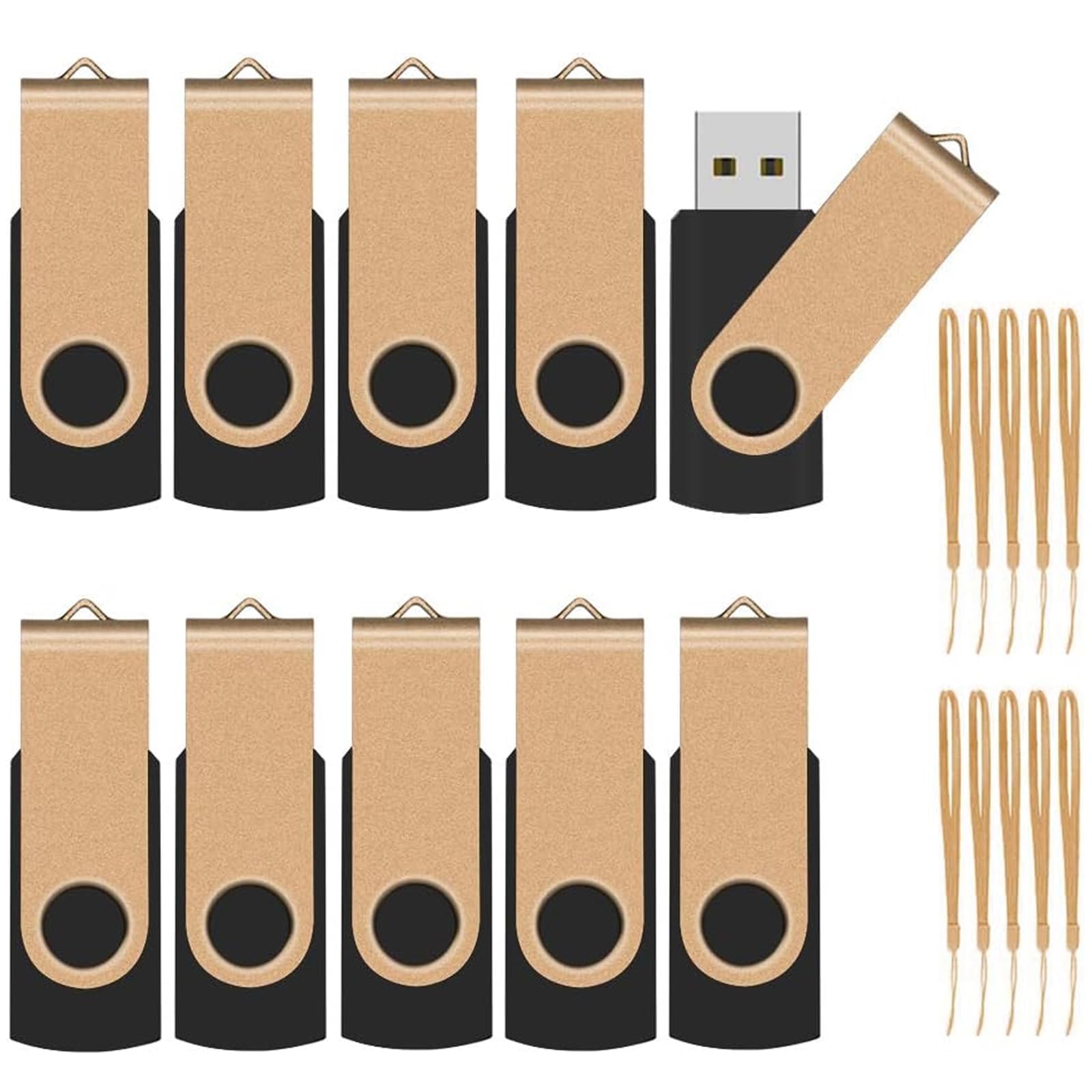 TEWENE USB 2.0 memory stick 8 GB Gold