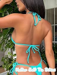 OZICERD String Bikini Tops for Women Bathing Suit